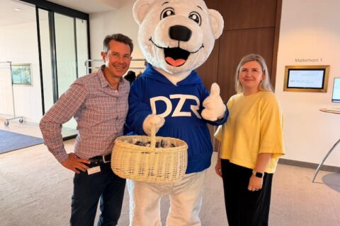 Dr. Horatiu Zieger und Tanja Kaspschyk beim DZR Kongress in Stuttgart