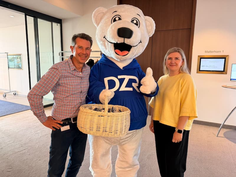 Dr. Horatiu Zieger und Tanja Kaspschyk beim DZR Kongress in Stuttgart